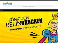 druckprinzen.com Webseite Vorschau