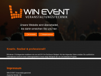 win-event.de Webseite Vorschau
