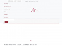 oliv-genuss.de Webseite Vorschau