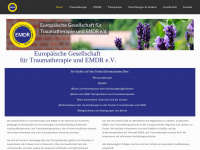 traumatherapie-emdr.eu Webseite Vorschau