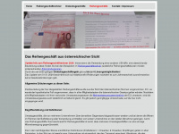 reihengeschaeft.at Webseite Vorschau