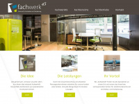 fachwerk45.at Webseite Vorschau