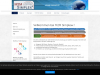 m2msimplexx.de Webseite Vorschau