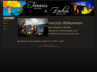 taranis-zachin.com Webseite Vorschau