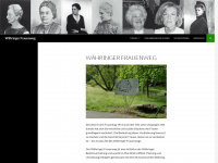 waehringerfrauenweg.at Webseite Vorschau