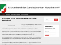 standesbeamte-nordrhein.de Webseite Vorschau