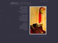 alliod-paintings.com Webseite Vorschau