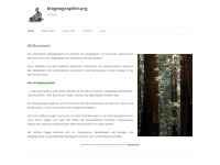 biogeographie.org Webseite Vorschau