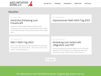 aids-initiative-bonn.de Webseite Vorschau