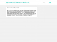 ortsausschuss-dransdorf.de Webseite Vorschau