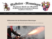 musketiere-memmingen.de Webseite Vorschau