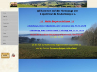 bogenfreunde-stubenberg.de Webseite Vorschau