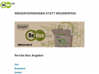 re-use.at Webseite Vorschau
