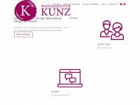 kunz-weine.de Webseite Vorschau