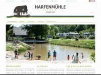 harfenmuehle.be Webseite Vorschau