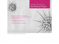 kempowski-plankton.de Webseite Vorschau