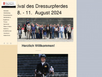 dressurfestival-marbach.de Webseite Vorschau