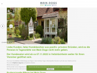 main-dogs.de Webseite Vorschau