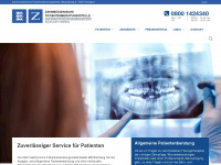 zahnmedizinische-patientenberatung-bw.de Webseite Vorschau