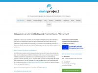 mainproject.eu Webseite Vorschau