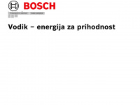 bosch.si Webseite Vorschau