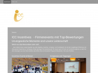 icc-incentives.de Webseite Vorschau