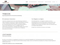 tribicon.de Webseite Vorschau