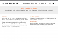 posemethod.com Webseite Vorschau