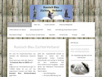 russisch-blau-zuechterverband.de Webseite Vorschau