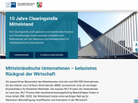 clearingstelle-mittelstand.de Webseite Vorschau