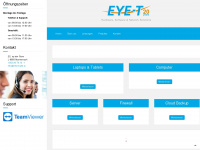 eye-t.lu Webseite Vorschau