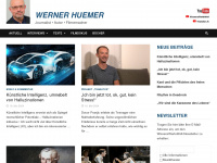 werner-huemer.net Webseite Vorschau