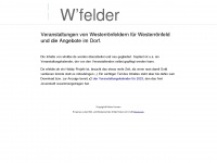 wfelder.de Webseite Vorschau
