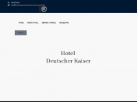hotel-deutscher-kaiser-travemuende.de Webseite Vorschau