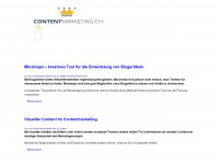 contentmarketing.ch Webseite Vorschau