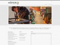 hoefer-metallbau.com Webseite Vorschau