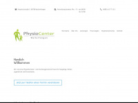 physiocenter-wallerfangen.de Webseite Vorschau
