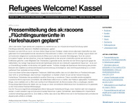 refugeeswelcomekassel.wordpress.com Webseite Vorschau