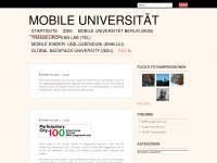 mobileuniversitaet.wordpress.com Webseite Vorschau