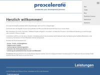 proccelerate.de Webseite Vorschau