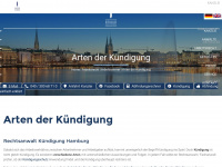 kuendigung-hamburg.info Webseite Vorschau