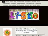 faschingsgilde-steinfeld.net Webseite Vorschau