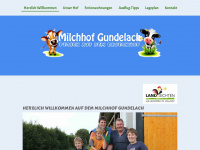 milchhof-gundelach.de Webseite Vorschau