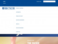 beckerorthopedic.com Webseite Vorschau