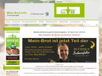 mein-brot.info Webseite Vorschau