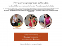 physiotherapie-weiden.de Webseite Vorschau