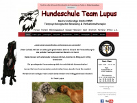 hundeschule-teamlupus.de Webseite Vorschau