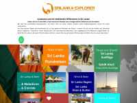 srilanka-explorer.de Webseite Vorschau