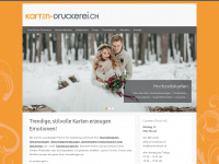 karten-druckerei.ch Webseite Vorschau