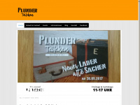 plunderteilchen.com Webseite Vorschau